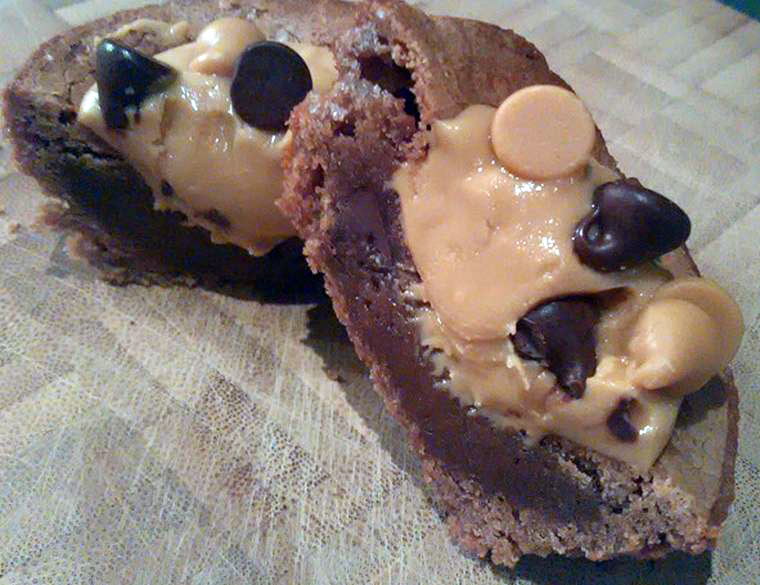 Brownie Peanutbutter cupcakes