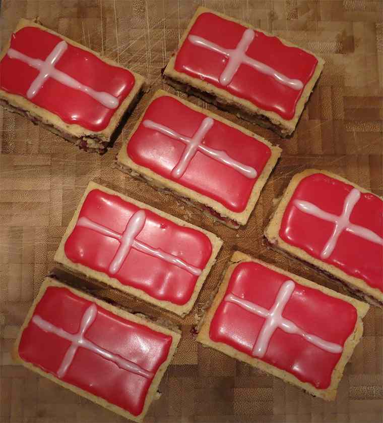 Hindbærsnitter