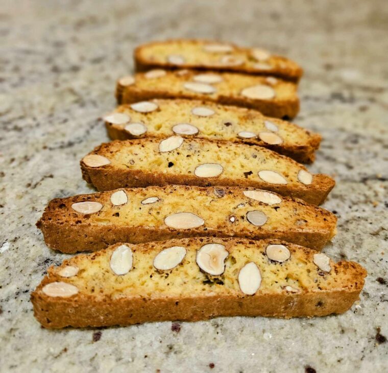 Biscotti med appelsin og nødder