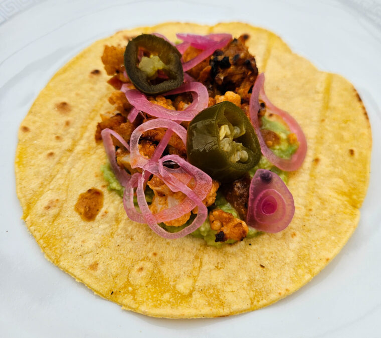 Krydrede blomkålstacos