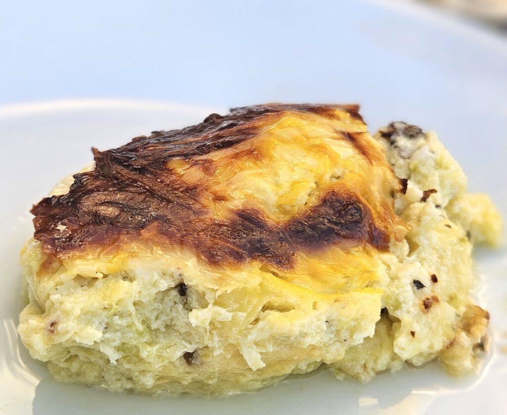 Græsk squashfad med fetaost