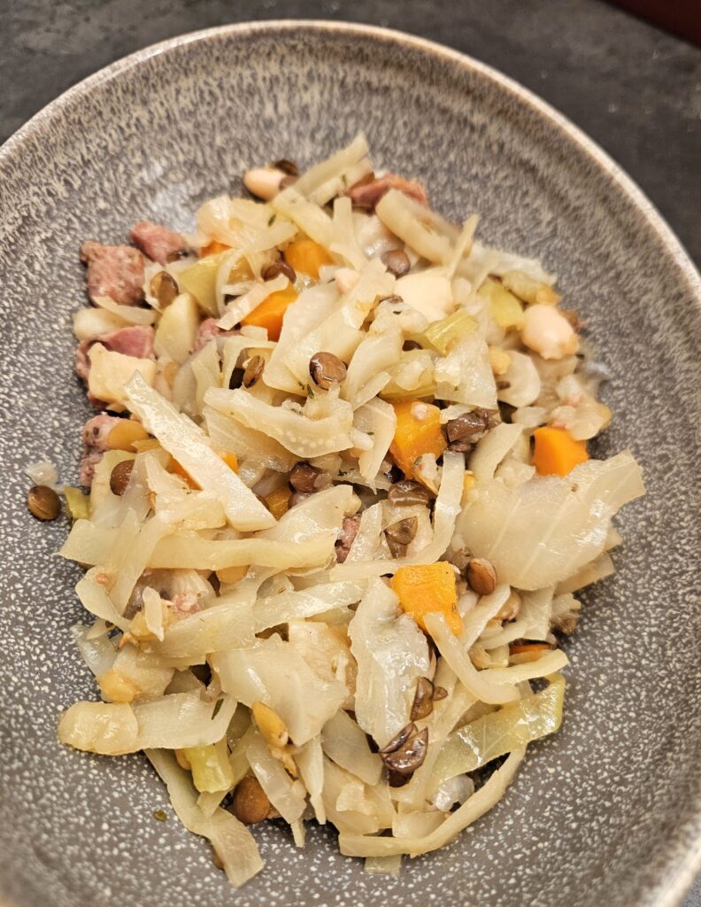 Vintergryde med kål