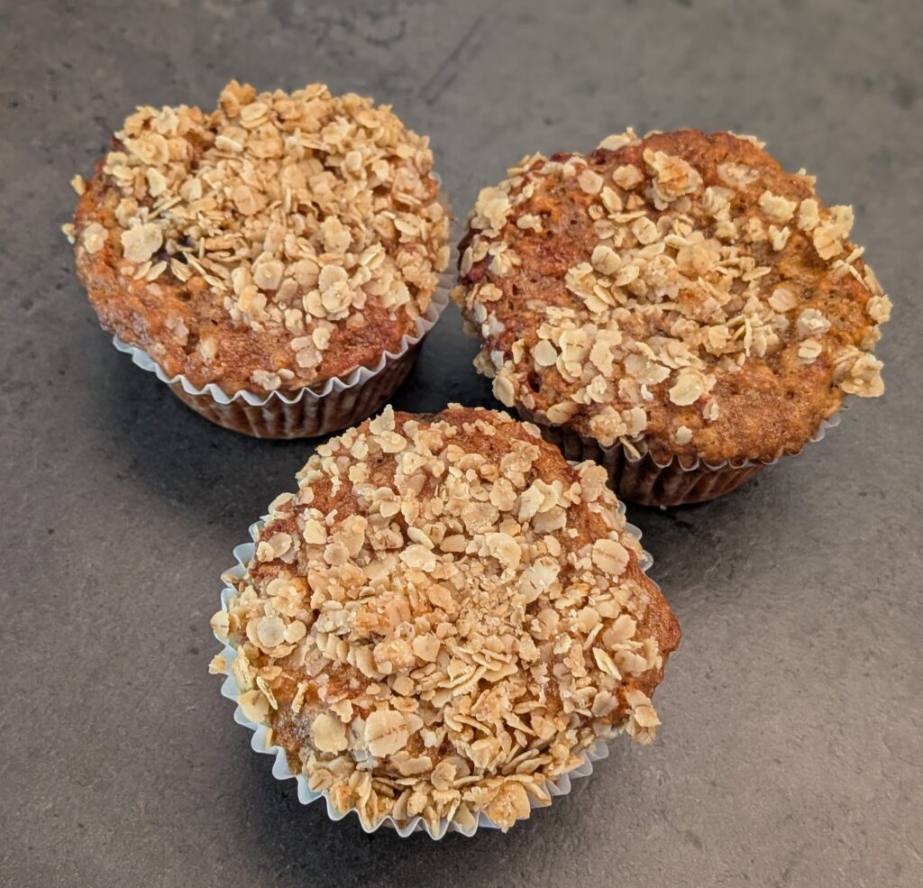Græske Yoghurtmuffins med Havregryn og Chokolade