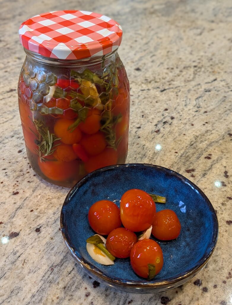Syltede cherrytomater